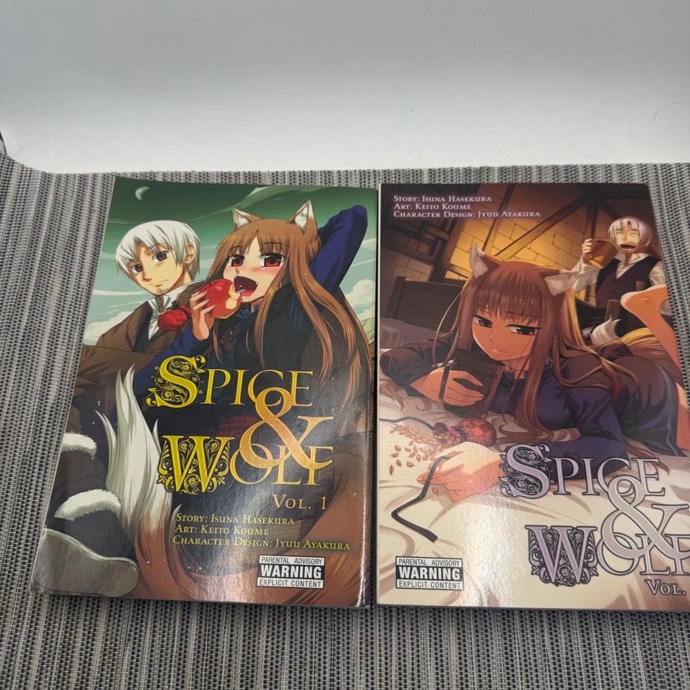 Spice and Wolf Manga Vol 1-2 Set Yen Press English Paperback Isuna Hasekura